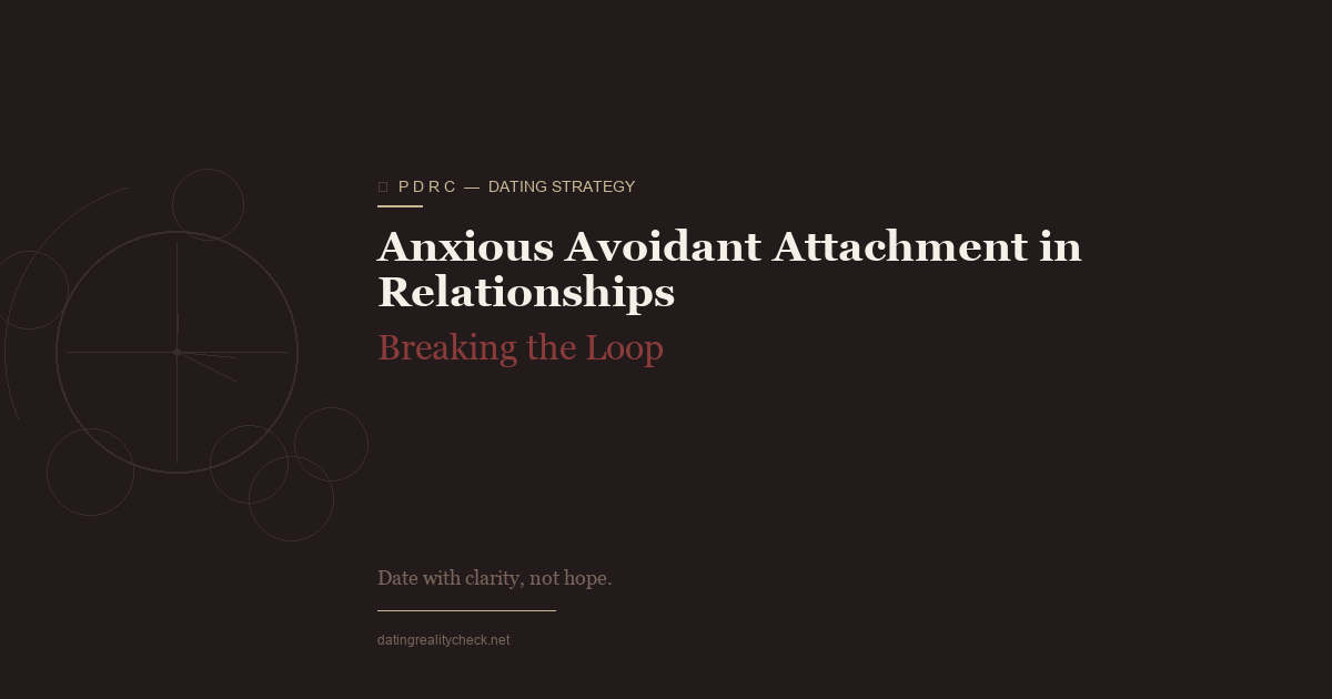 Anxious Avoidant Attachment — Breaking the Loop
