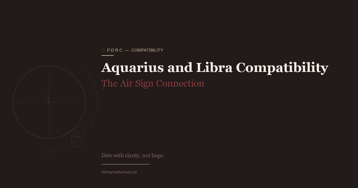 Aquarius and Libra Compatibility — Ease vs Depth