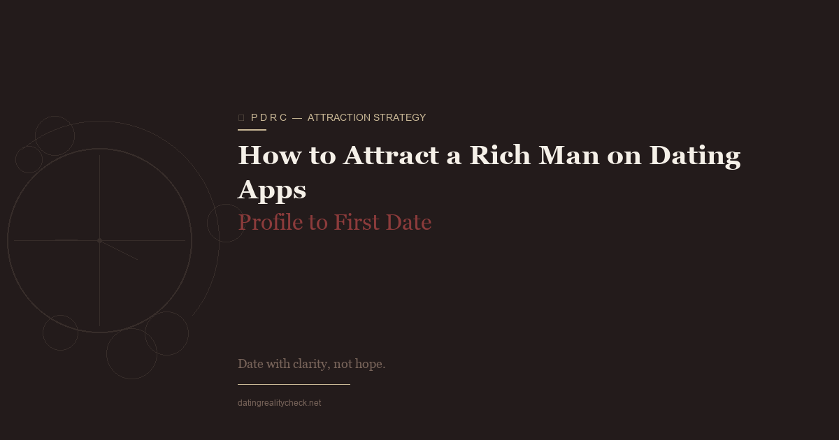 How to Attract a Rich Man on Dating Apps — What Works and What Backfires