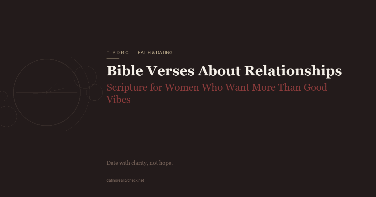 Bible Verses About Relationships — Scripture as Screening