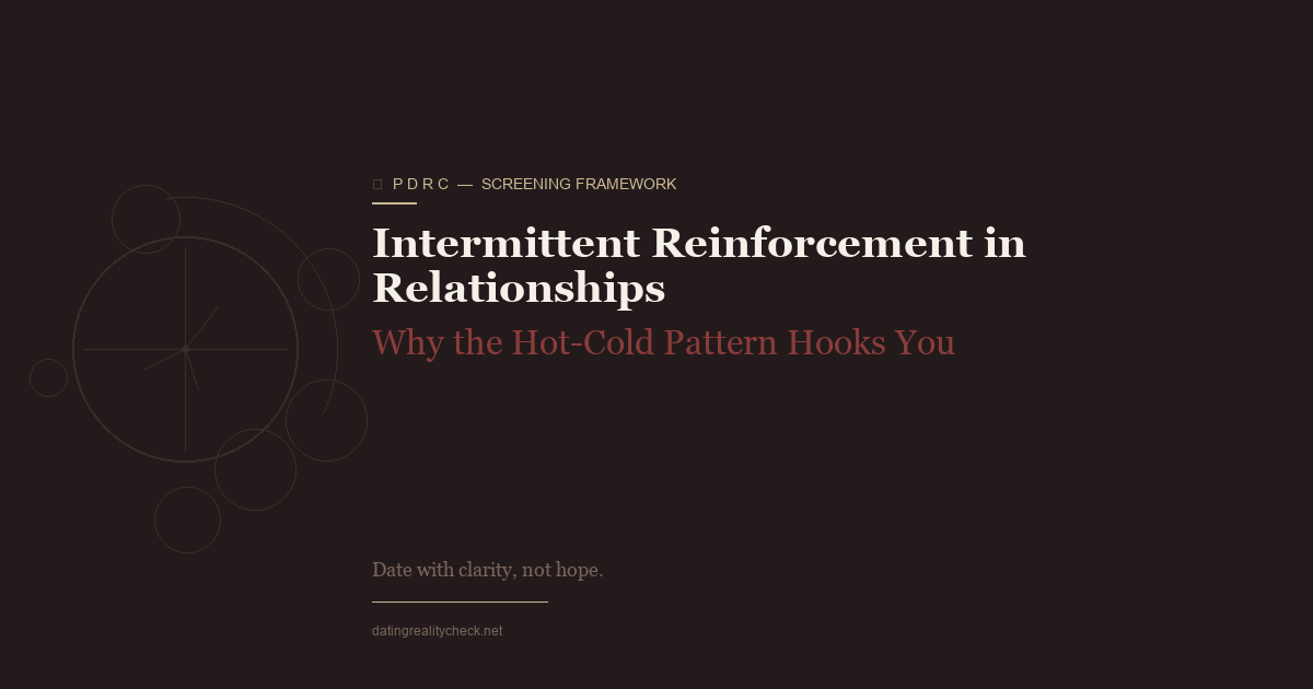 Intermittent Reinforcement — Why Hot-Cold Hooks You