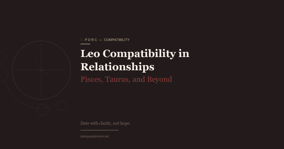 Leo Compatibility — Provider or Emperor?