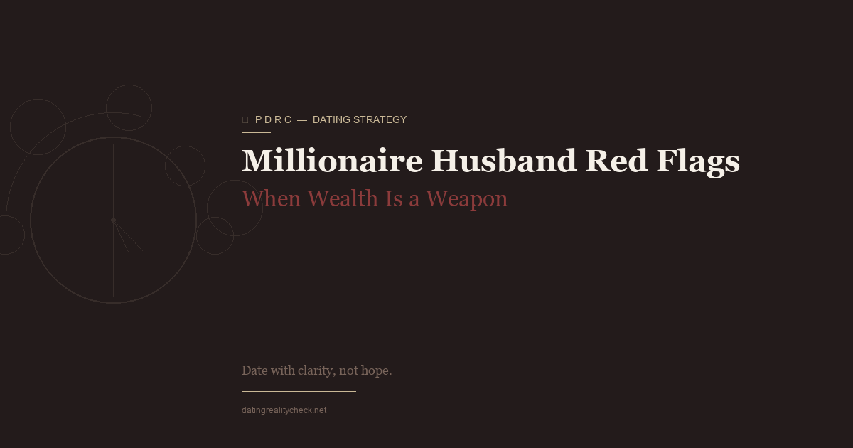 Millionaire Husband Red Flags — When Wealth Becomes a Weapon