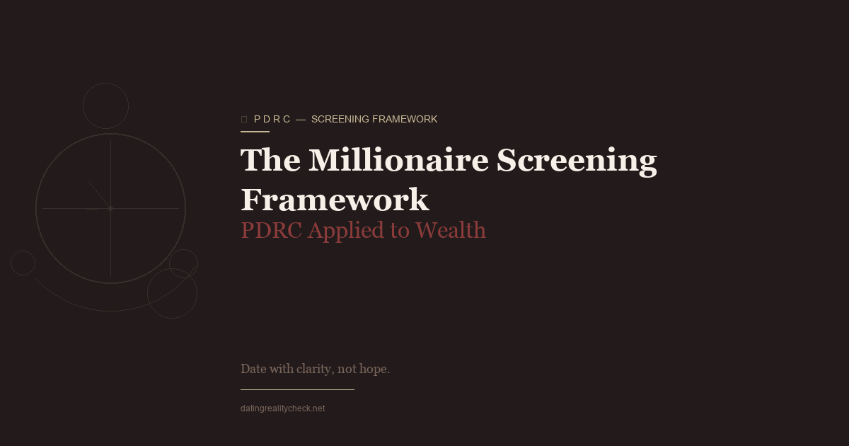 The Millionaire Screening Framework