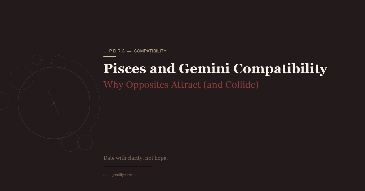 Pisces and Gemini Compatibility — When Opposites Collide