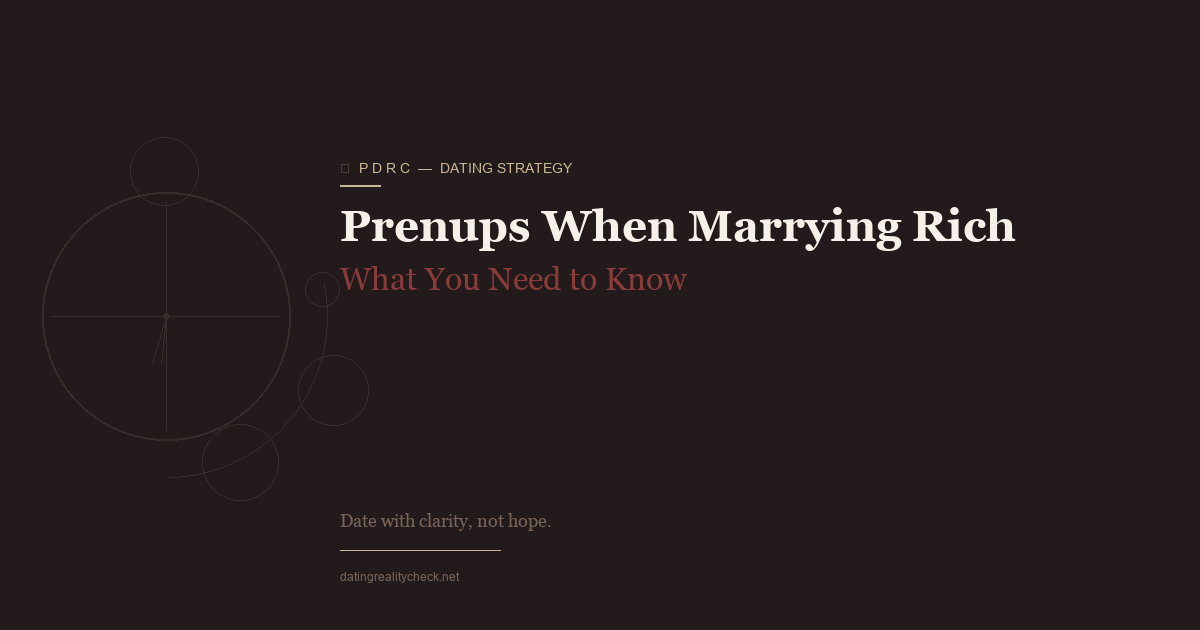 Prenups When Marrying Rich — What You Need to Know