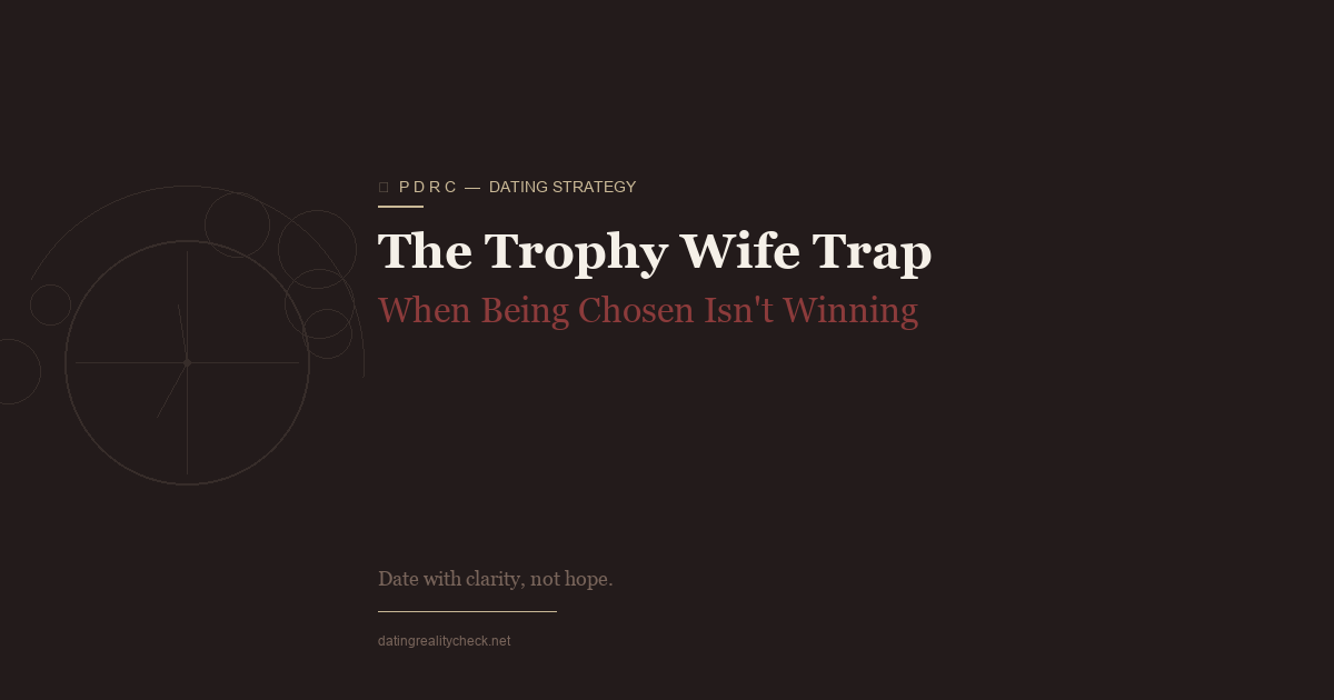 The Trophy Wife Trap — When Being Chosen Isn't Winning